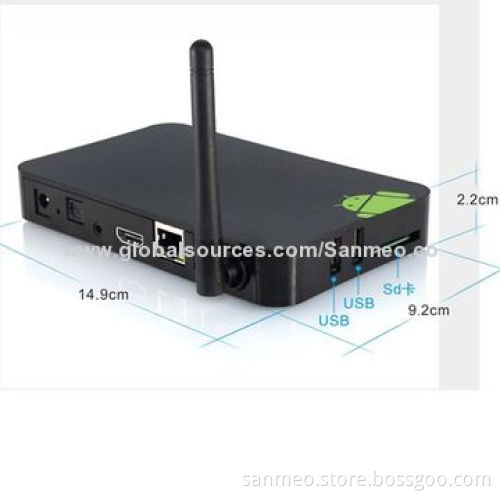 Android 4.2 Dual-core TV Box, Latest Full HD Movie Online Play Films and Television Programs SD Card